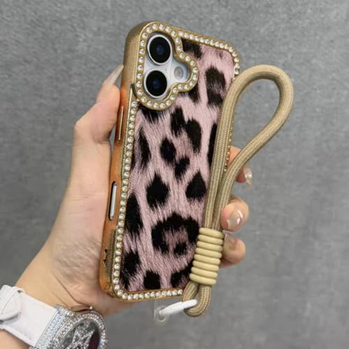 RNOZX Für iPhone 12 ProMax Hülle mit Handschlaufe, Bedruckte Hülle, glitzernde Luxus-Beschichtungshülle (für iPhone 12 ProMax/Gold GS) von RNOZX