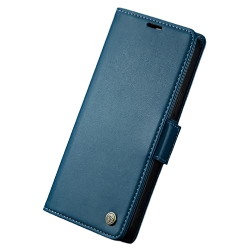 RNOZX Für iPhone 13 ProMax Kartenhalter Brieftaschenabdeckung Leder-Handyhülle (Für iPhone 13 ProMax/Blau) von RNOZX