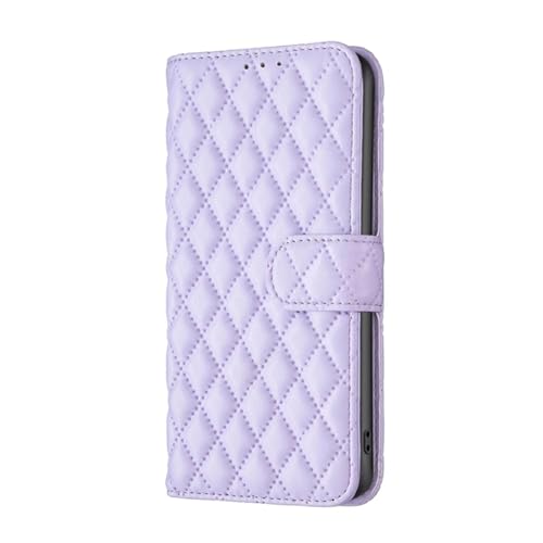 RNOZX Für iPhone 15 Plus Wallet Magnetic Flip mit Kartensteckplatz Ledertasche (Für iPhone 15 Plus/Lila) von RNOZX
