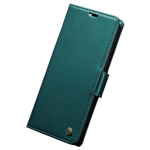 RNOZX Für iPhone 16Pro Kartenhalter Brieftaschenabdeckung Leder-Telefonhülle (Für iPhone 16Pro/grün) von RNOZX
