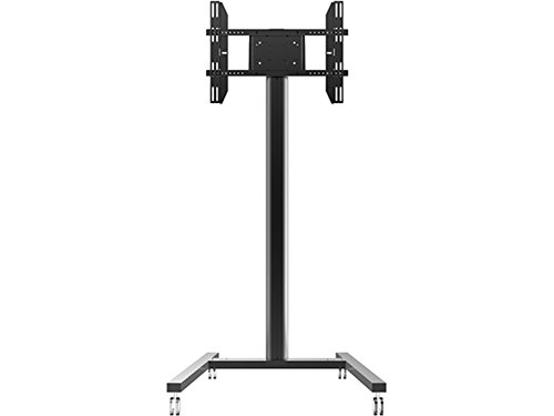 Fernsehständer mit Rädern DISPLAYSTAND 180-BLACK (180 cm Höhe) schwarz von RO&CO