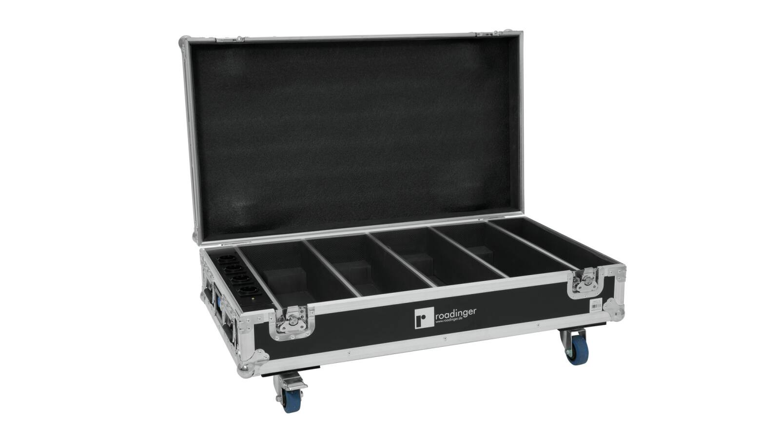 ROADINGER Flightcase 4x AKKU BAR-6 QCL mit Ladefunktion ROADINGER Flightcase 4x AKKU BAR-6 QCL mit Ladefunktion von ROADINGER