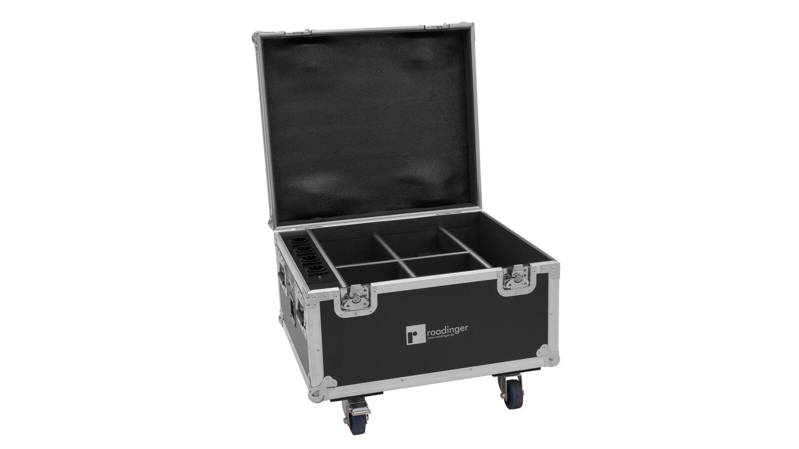 ROADINGER Flightcase 4x AKKU IP PAR 7 QCL WDMX mit Ladefunktion ROADINGER Flightcase 4x AKKU IP PAR 7 QCL WDMX mit Ladefunktion von ROADINGER