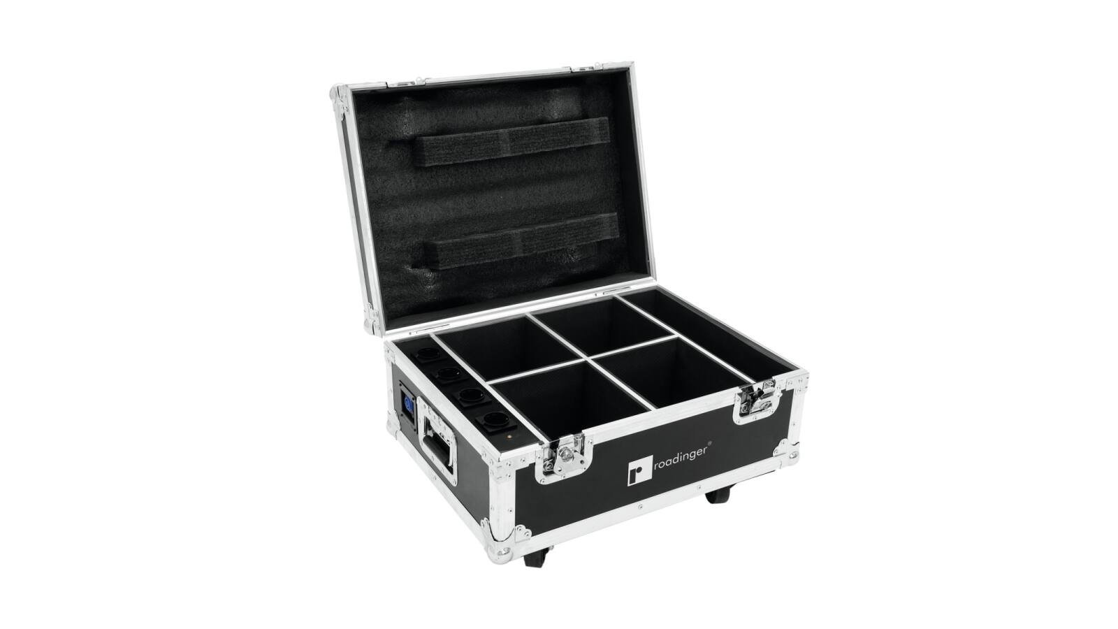 ROADINGER Flightcase 4x AKKU UP-4 QuickDMX mit Ladefunktion ROADINGER Flightcase 4x AKKU UP-4 QuickDMX mit Ladefunktion von ROADINGER