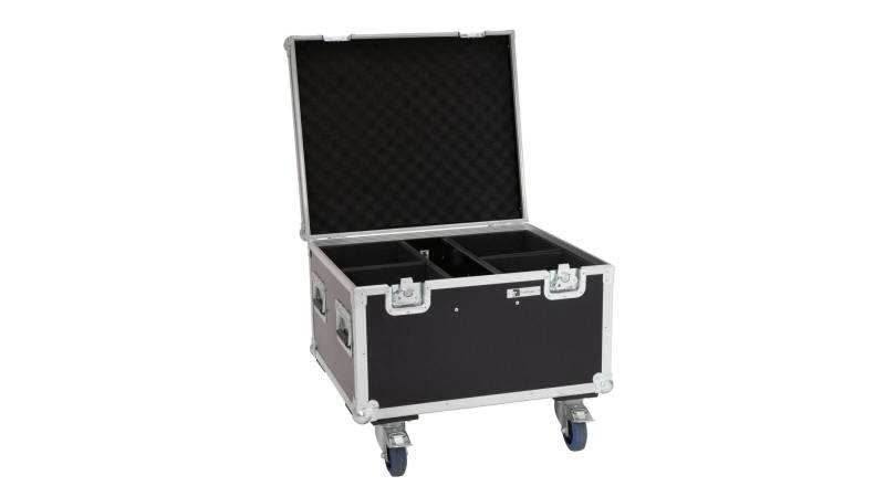 ROADINGER Flightcase 4x LED IP PAR 7x8W QCL/7x9W SCL mit Rollen von ROADINGER
