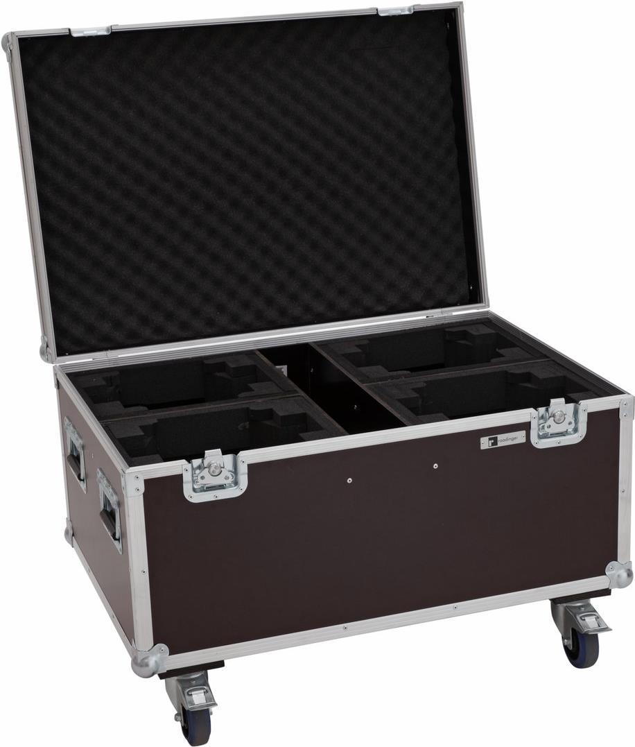 ROADINGER Flightcase 4x LED TMH-X4 mit Rollen (31005175) von ROADINGER