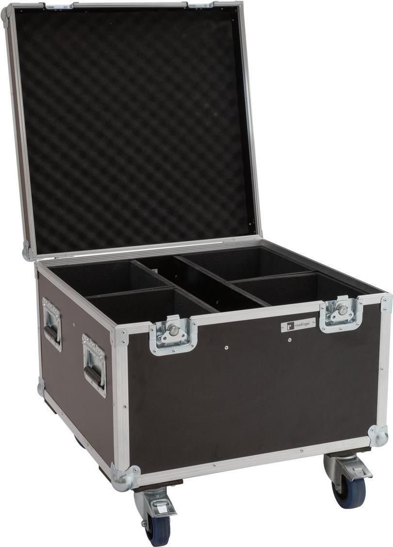 ROADINGER Flightcase 4x LED Theatre COB 100 Serie mit Rollen (31005194) - Sonderposten von ROADINGER