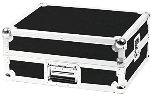 ROADINGER Mixer-Case Profi MCB-19, schräg, sw, 8HE | Flightcase für 483-mm-Geräte (19") von ROADINGER
