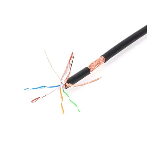 ROBAUN 0,29–30 m Cat5/CAT6 Stage Ethernet-Verlängerungskabel UTP/STP/SFTP for den Innen- und Außenbereich, ungeschirmtes/geschirmtes LAN-Netzwerkkabel, RJ45-Kabel(CAT6-Indoor-STP,0.29m) von ROBAUN