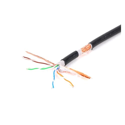 ROBAUN 0,29–30 m Cat5/CAT6 Stage Ethernet-Verlängerungskabel UTP/STP/SFTP for den Innen- und Außenbereich, ungeschirmtes/geschirmtes LAN-Netzwerkkabel, RJ45-Kabel(CAT6-Outdoor-STP,2.9M) von ROBAUN