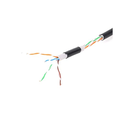 ROBAUN 0,29–30 m Cat5/CAT6 Stage Ethernet-Verlängerungskabel UTP/STP/SFTP for den Innen- und Außenbereich, ungeschirmtes/geschirmtes LAN-Netzwerkkabel, RJ45-Kabel(CAT6-Outdoor-UTP,30M) von ROBAUN