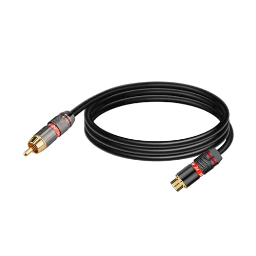 ROBAUN 0,3-20M 1PC Kabel Stecker auf Stecker Aux Kabel Buchse for Heimkino TV DVD CD Lautsprecher Box Power Verstärker(MF-RD,0.75m) von ROBAUN