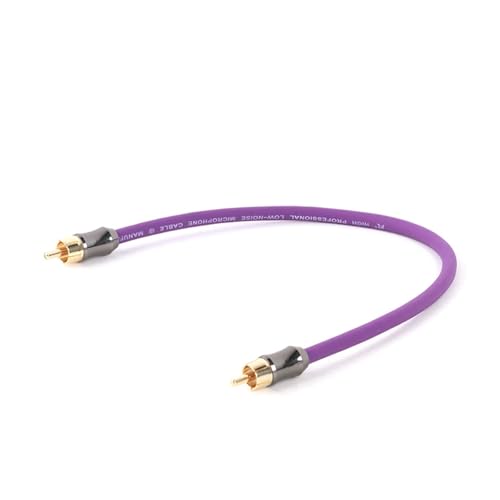 ROBAUN 1PC Kabel Jack Stecker Splitter Audio Kabel Stereo Aux Draht for TV CD DVD VCD Radio Sound Verstärker Konsole(Purple,1m) von ROBAUN