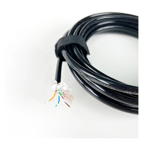 ROBAUN CAT6/CAT6A Bühnen-Ethernet-Verlängerungskabel UTP/STP/SFTP-Kabel for den Innenbereich, flexibel, ungeschirmt/geschirmt, LAN-Netzwerkkabel, RJ45-Kabel(CAT6-Indoor-UTP,100M) von ROBAUN