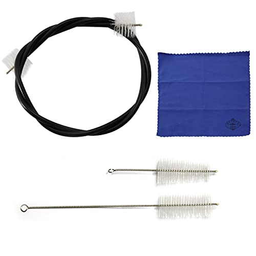 Trompeten-Reinigungsbürsten-Set, 3-teiliges Set, 1 flexible Bürste, 1 Ventilbürste, 1 Mundstückbürste Trompeten-Reinigungsbürsten-Set, 3-teiliges Set, 1 flexible Bürste, 1 Ventilbürste, 1 Mundstückbürste von ROCHIX 1890