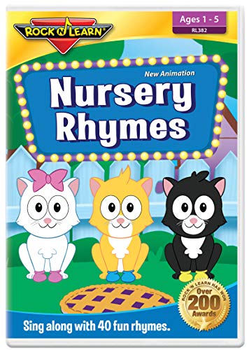 Nursery Rhymes DVD - Sing Along with 40 fun rhymes. [Region Free] von Rock 'N Learn