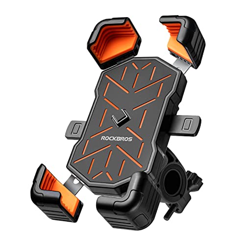 ROCKBROS Fahrrad Handyhalterung 1S Automatische Sperre, 360° Drehbare Motorrad Handy Halterung Kompatibel mit 4,5“-7,2“ Smartphones Universal für Rennrad MTB Roller E-Scooter ROCKBROS Fahrrad Handyhalterung 1S Automatische Sperre, 360° Drehbare Motorrad Handy Halterung Kompatibel mit 4,5“-7,2“ Smartphones Universal für Rennrad MTB Roller E-Scooter von ROCKBROS