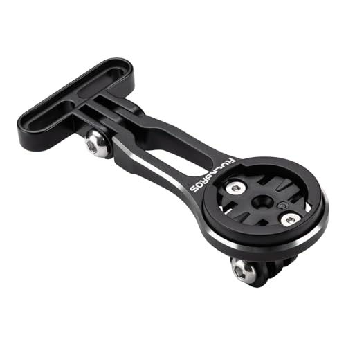 ROCKBROS Fahrradcomputer Halterung Kompatibel mit Garmin,Bryton,Wahoo,iGPSPORT GPS Lenkerhalterung mit Adaptern, Out-Front Fahrradcomputerhalterung Kameras Halter aus Alu ROCKBROS Fahrradcomputer Halterung Kompatibel mit Garmin,Bryton,Wahoo,iGPSPORT GPS Lenkerhalterung mit Adaptern, Out-Front Fahrradcomputerhalterung Kameras Halter aus Alu von ROCKBROS