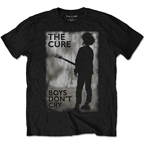 T-Shirt # L Black Unisex # Boys Don't Cry Black & White von ROCKOFF