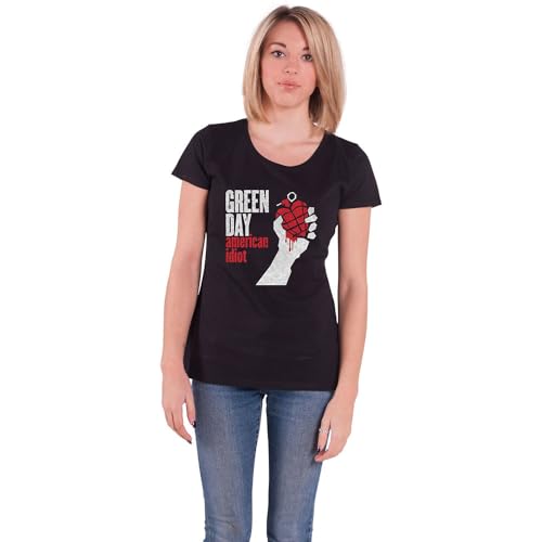 T-Shirt # M Ladies Black # American Idiot von Rock Off officially licensed products