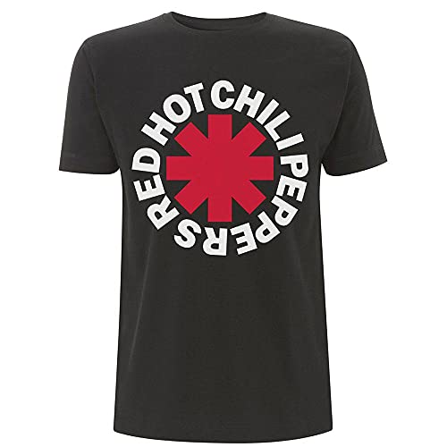 T-Shirt # S Unisex Black # Classic Asterisk T-Shirt # S Unisex Black # Classic Asterisk von Red Hot Chili Peppers