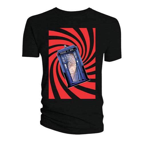 T-Shirt # S Unisex Black # Tardis Swirl T-Shirt # S Unisex Black # Tardis Swirl von ROCKOFF