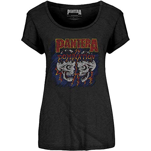 T-Shirt # Xl Black Femmina # Domination von ROCKOFF