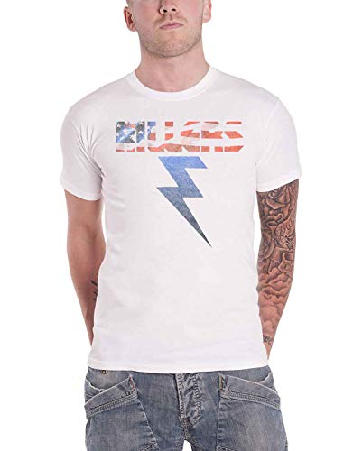 T-Shirt # Xxl White Unisex # Bolt von Rock Off officially licensed products
