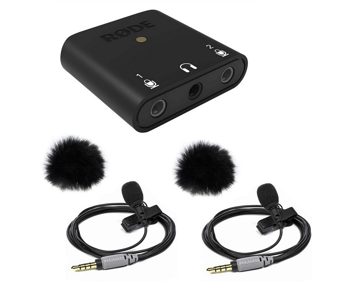 RØDE Rode AI-Micro Interface mit 2x Smartlav+ mit 2x WS05 Digitales Aufnahmegerät RØDE Rode AI-Micro Interface mit 2x Smartlav+ mit 2x WS05 Digitales Aufnahmegerät von RØDE