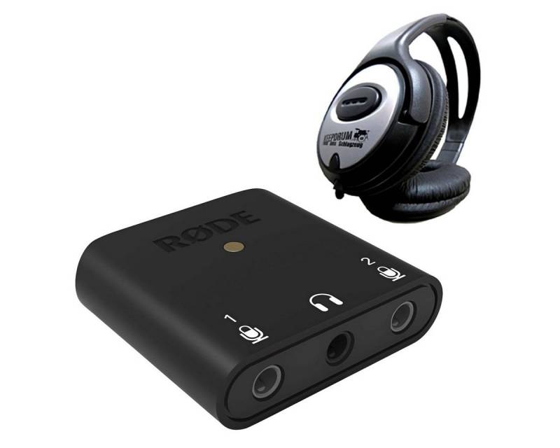RØDE Rode AI-Micro Interface mit Kopfhörer Digitales Aufnahmegerät von RØDE
