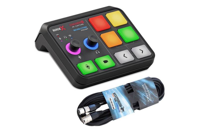 RØDE Rode X Streamer X Interface mit XLR-Kabel Digitales Aufnahmegerät von RØDE