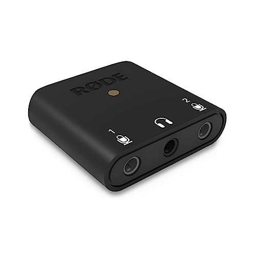 RØDE AI-Micro mit ultrakompakter Zweikanal-Audioschnittstelle für Computer, Smartphones und Tablets von RØDE