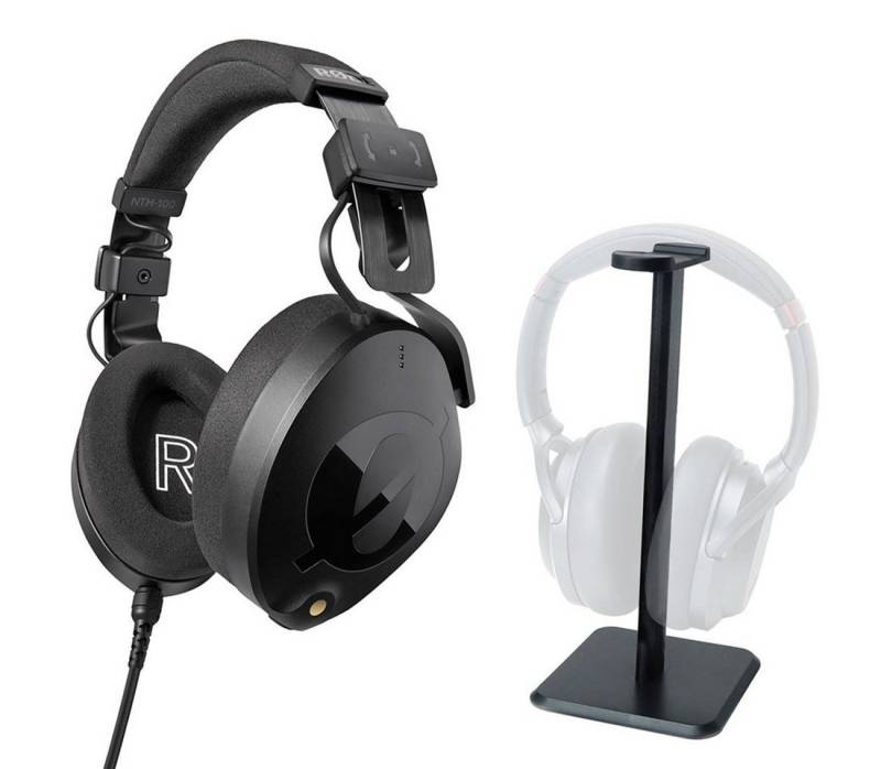 RØDE Rode NTH-100 Kopfhörer mit Tisch-Stativ Kopfhörer (passive Geräuschunterdrückung, mit Stativ) von RØDE