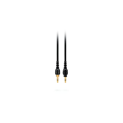 RØDE NTH-Kabel für NTH-100 Kopfhörer mit 2,4 m Länge, hochwertiges 3,5 mm TRS auf TRS Kabel, inklusive 6,35 mm Schraubadapter (schwarz) von RØDE