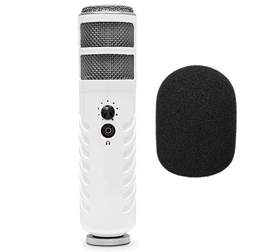 RODE Podcaster MKII USB Sprecher-Mikrofon + WS2 Schaumstoff Popschutz Windschutz von RØDE