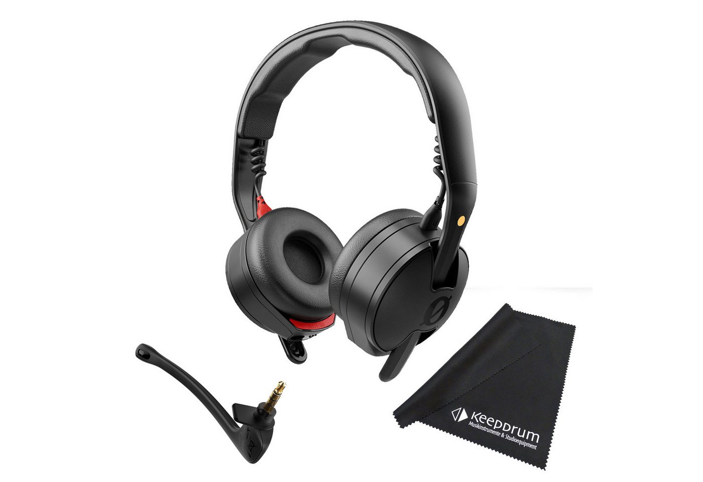 RØDE Rode Kopfhörer NTH-50 mit Headset-Mikrofon und Tuch Kopfhörer (Kopfhörer, Vorteils-Set mit Headset-Mikrofon) von RØDE