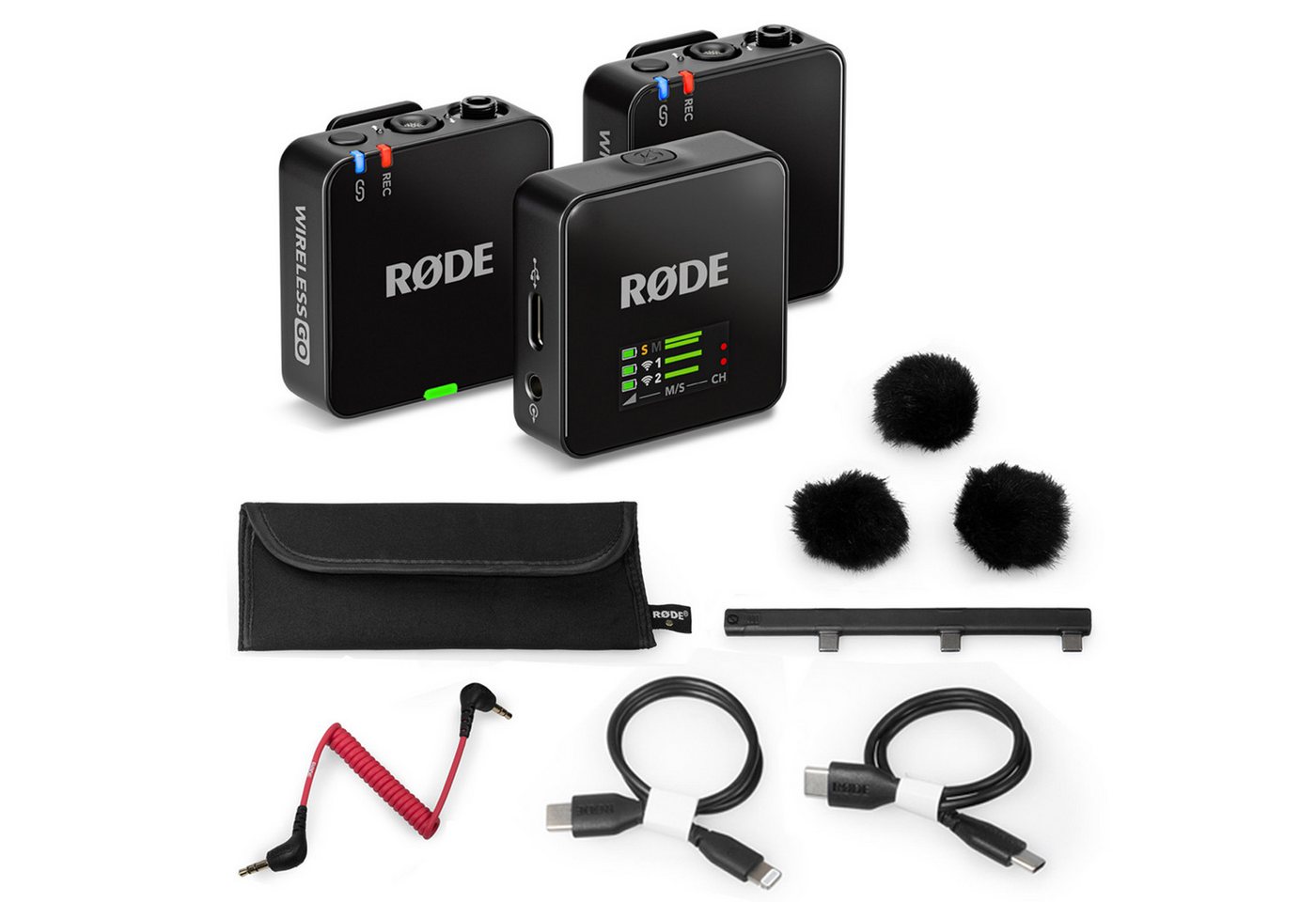 RØDE Rode Mikrofon-Funksystem Wireless GO Gen 3 Digitales Aufnahmegerät (32 Bit Float Recording) von RØDE