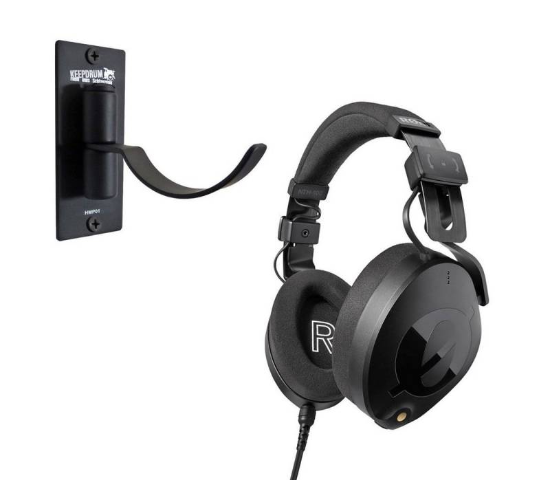 RØDE Rode NTH-100 Studio-Kopfhörer mit Wandhalter Kopfhörer (mit Wandhalter, Ohrpolster mit kühlendem CoolTech-Gel) von RØDE