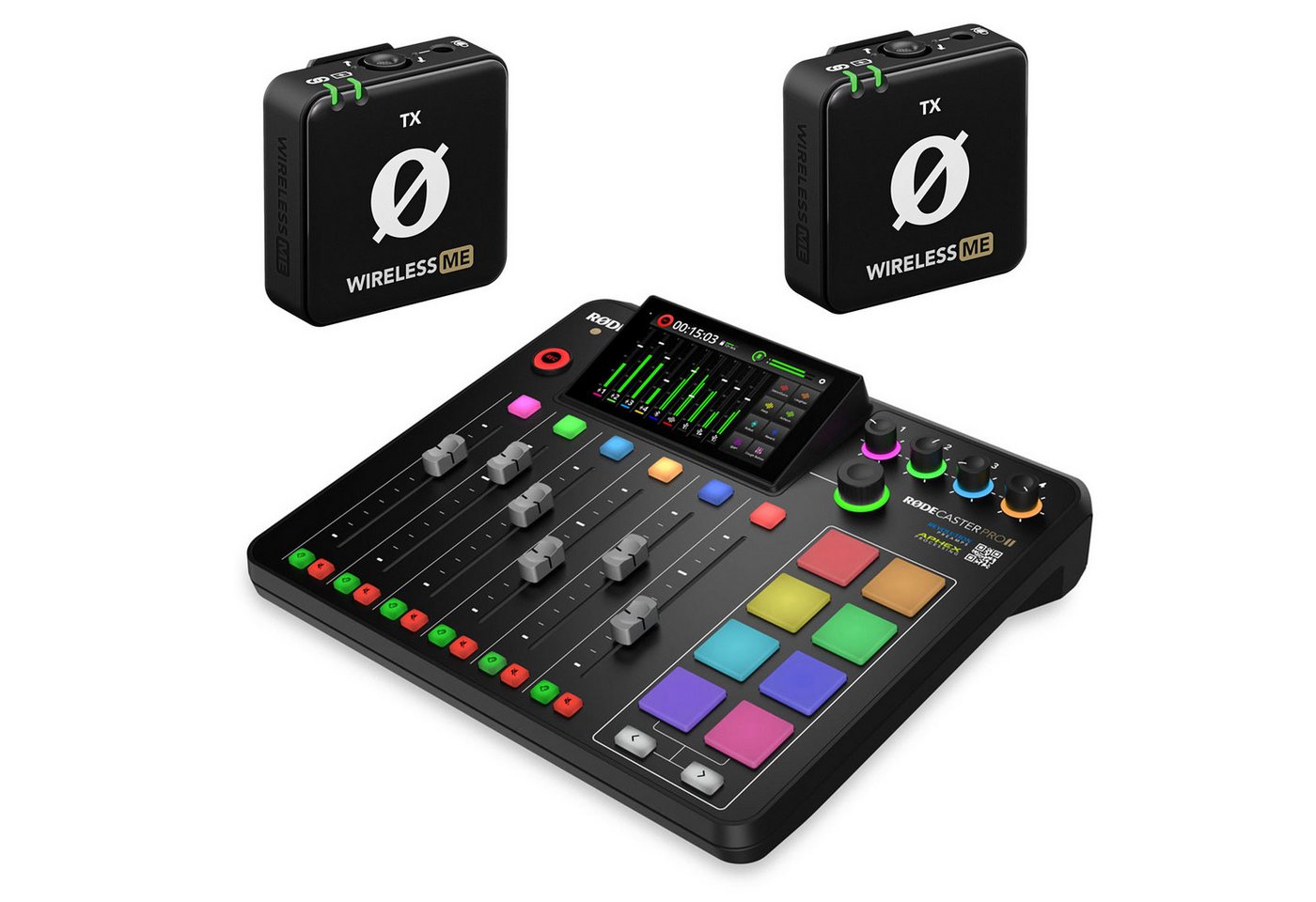 RØDE Rode Rodecaster Pro II Für kurze Zeit mit 2x Wireless ME TX Aktion Digitales Aufnahmegerät (Mischpult) von RØDE