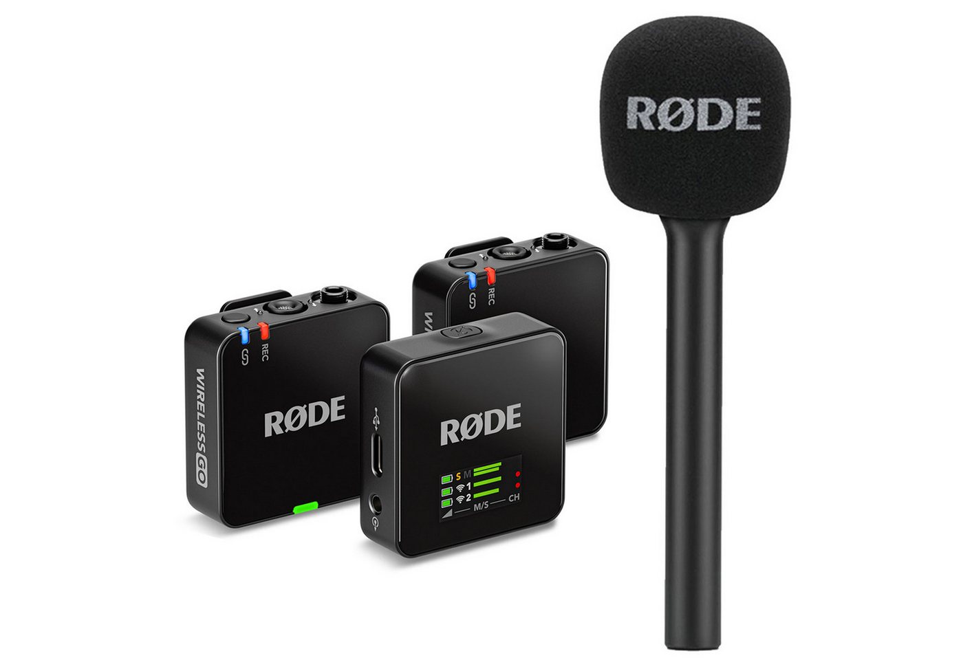 RØDE Rode Wireless GO Gen 3 Für kurze Zeit mit Interview GO Promo-Aktion Digitales Aufnahmegerät (Mikrofon-Funksystem) von RØDE