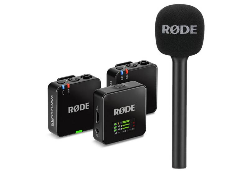 RØDE Rode Wireless GO Gen 3 Für kurze Zeit mit Interview GO Promo-Aktion Digitales Aufnahmegerät (Mikrofon-Funksystem) von RØDE