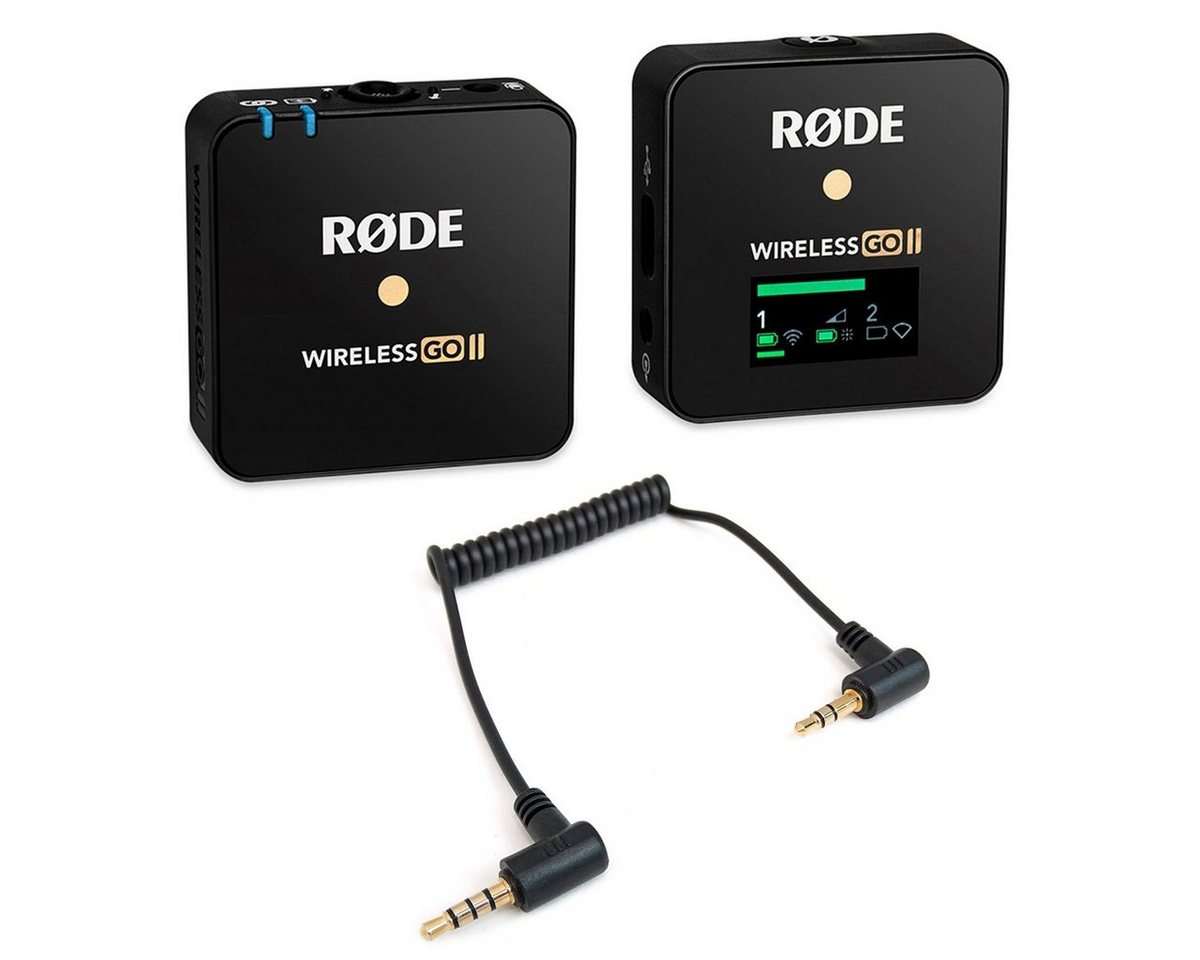 RØDE Rode Wireless GO II Single mit ADP07 TRS-Adapter Digitales Aufnahmegerät (Mikrofon-Funksystem) RØDE Rode Wireless GO II Single mit ADP07 TRS-Adapter Digitales Aufnahmegerät (Mikrofon-Funksystem) von RØDE