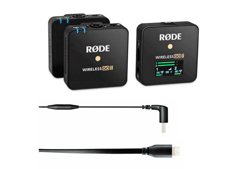 RØDE Rode Wireless GO II mit SC15 Digitales Aufnahmegerät (Vorteils-Set) von RØDE