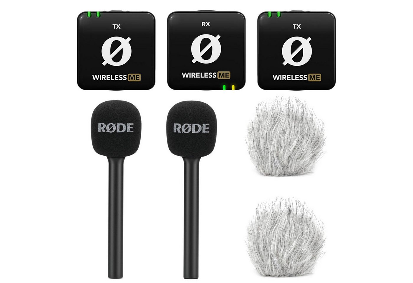 RØDE Rode Wireless ME Dual Funk-Mikrofon Interview Set 2 Digitales Aufnahmegerät (Interview Set) von RØDE