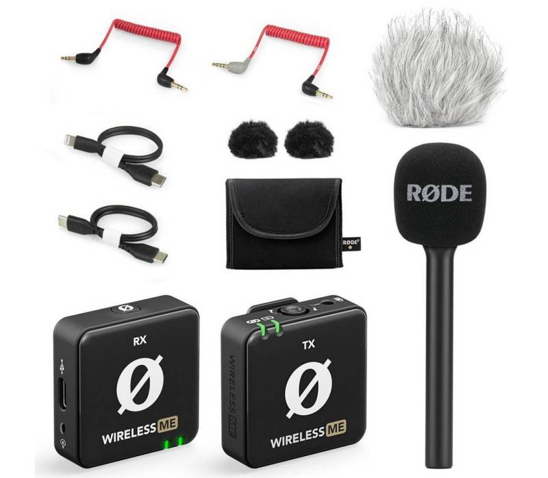 RØDE Rode Wireless ME mit Interview GO und Windschutz Digitales Aufnahmegerät (Vorteils-Set) von RØDE