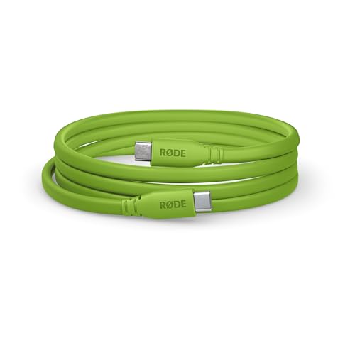 RØDE SC17 USB-C auf USB-C Flachkabel (1,5 m, Grün) von RØDE