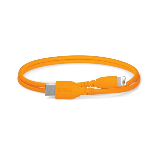 RØDE SC21 USB-C auf Lightning Kabel (30 cm, Orange) von RØDE