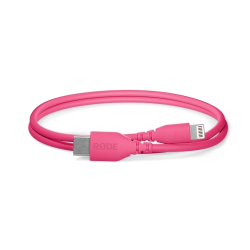 RØDE SC21 USB-C auf Lightning Kabel (30 cm, Pink) von RØDE