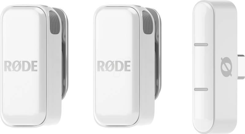 RODE WIMICROCW - Mikrofonsystem für Smartphones, USB-C, weiß von RØDE