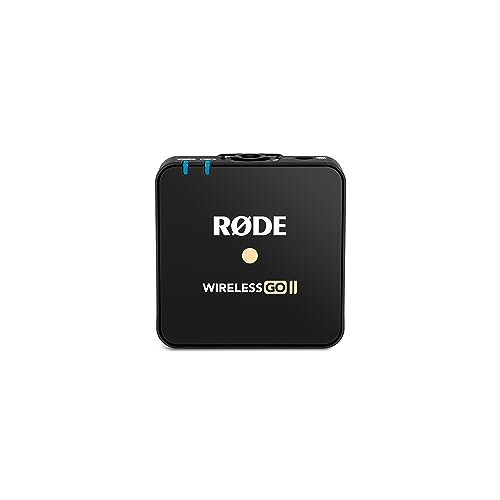 RØDE Wireless GO II TX - Ultrakompakter drahtloser Sender mit integriertem Mikrofon, integrierter Aufnahme und Einer Reichweite von bis zu 200 m (nur Sender) von RØDE